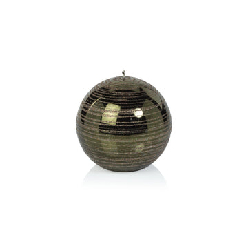 Metallic Ball Candle