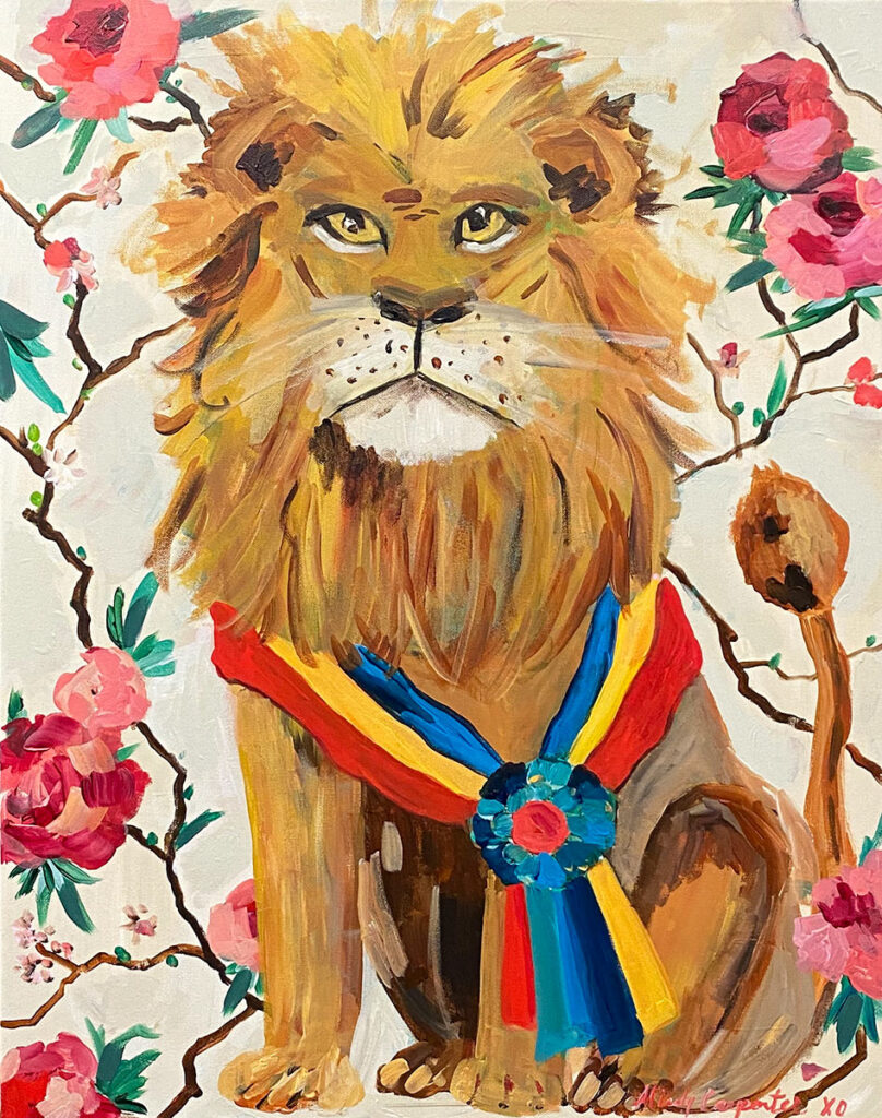 Brave Lion Card