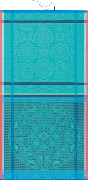 Zellige Swimming Pool Blue Beach Towels