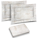 Feuillage Print Duvet Cover and Shams in Ivory