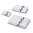 Chaine Embroidered Towels and Bath Mats