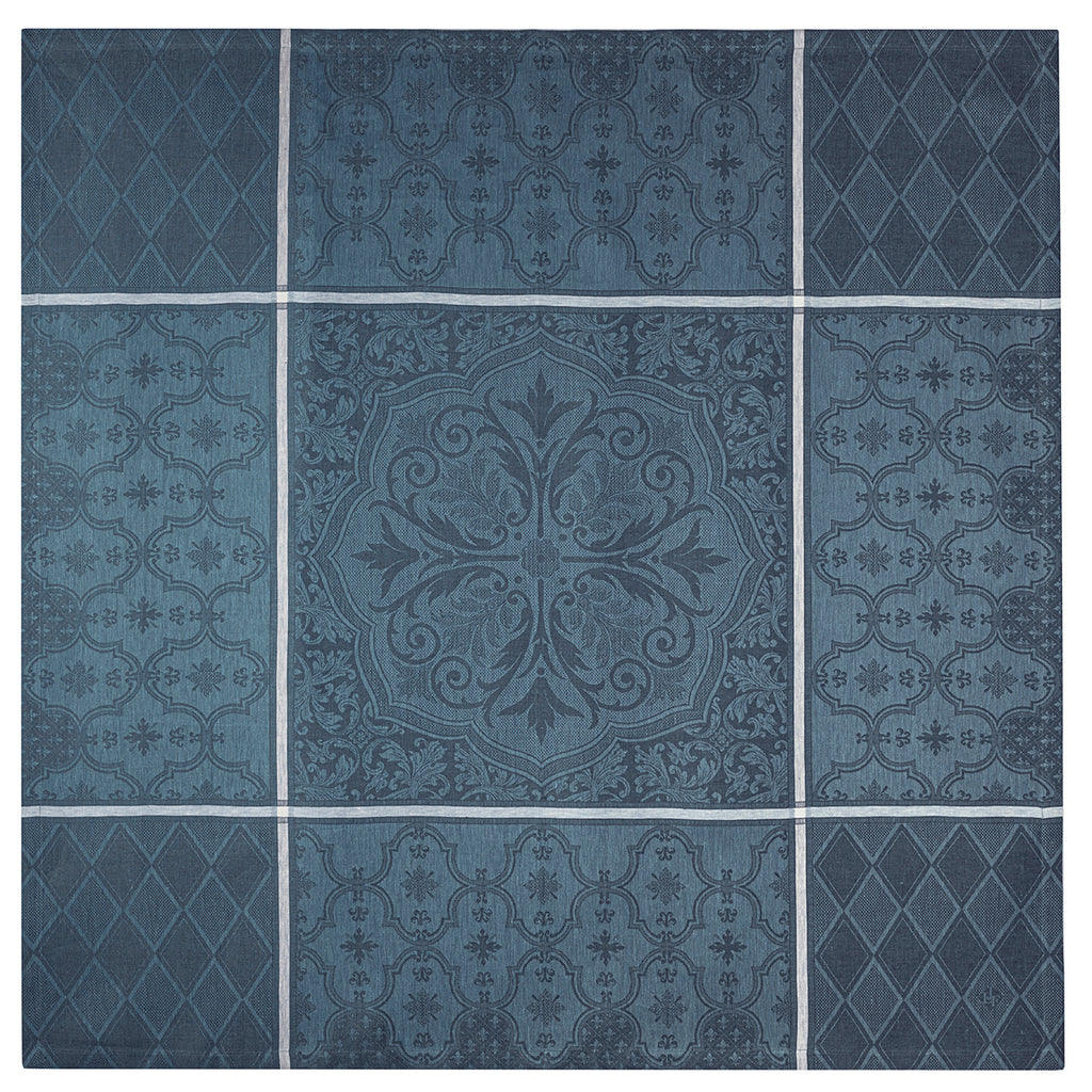 Square Tablecloth Armoiries Blue