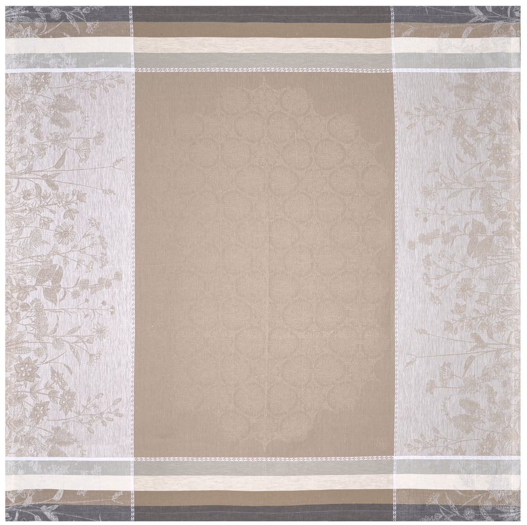 Instant Bucoliques  Square Napkin in Beige 