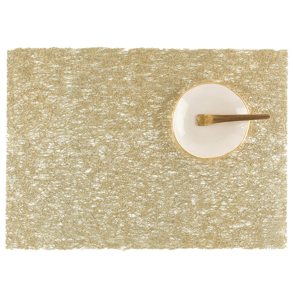 Metallic Lace Gold Placemat