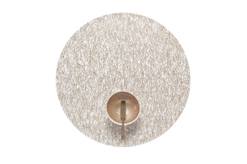Metallic Lace Gold Round Placemat