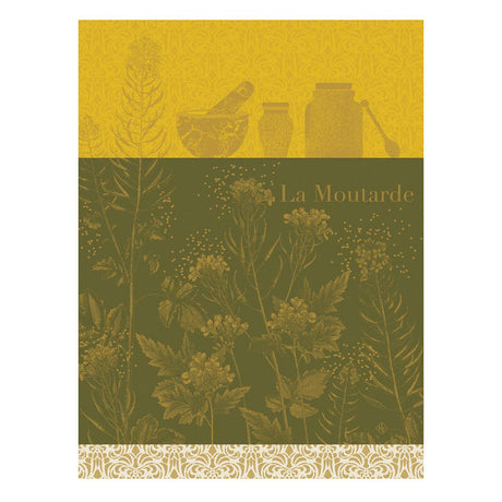 Moutarde En Fleur Yellow Tea Towel