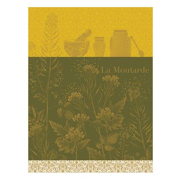 Moutarde En Fleur Yellow Tea Towel