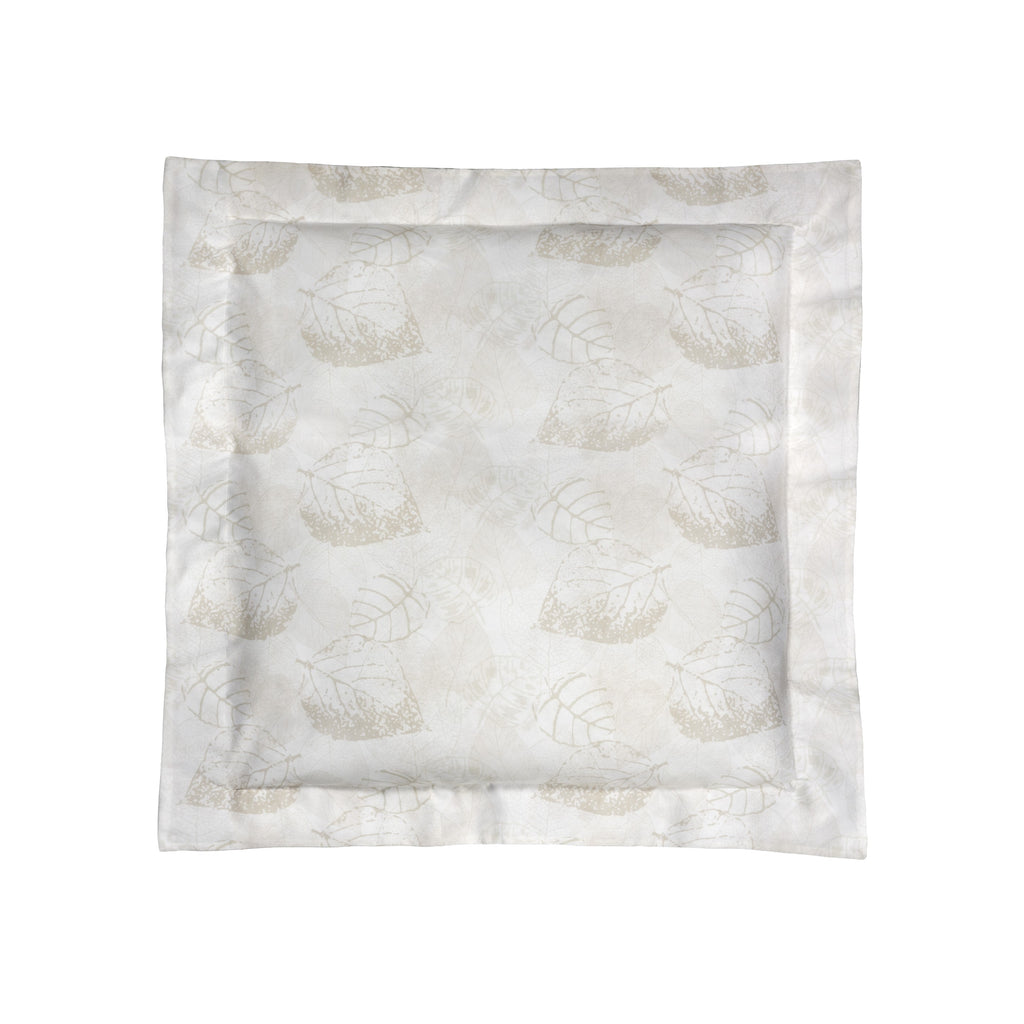 Feuillage Print Sham in Ivory 