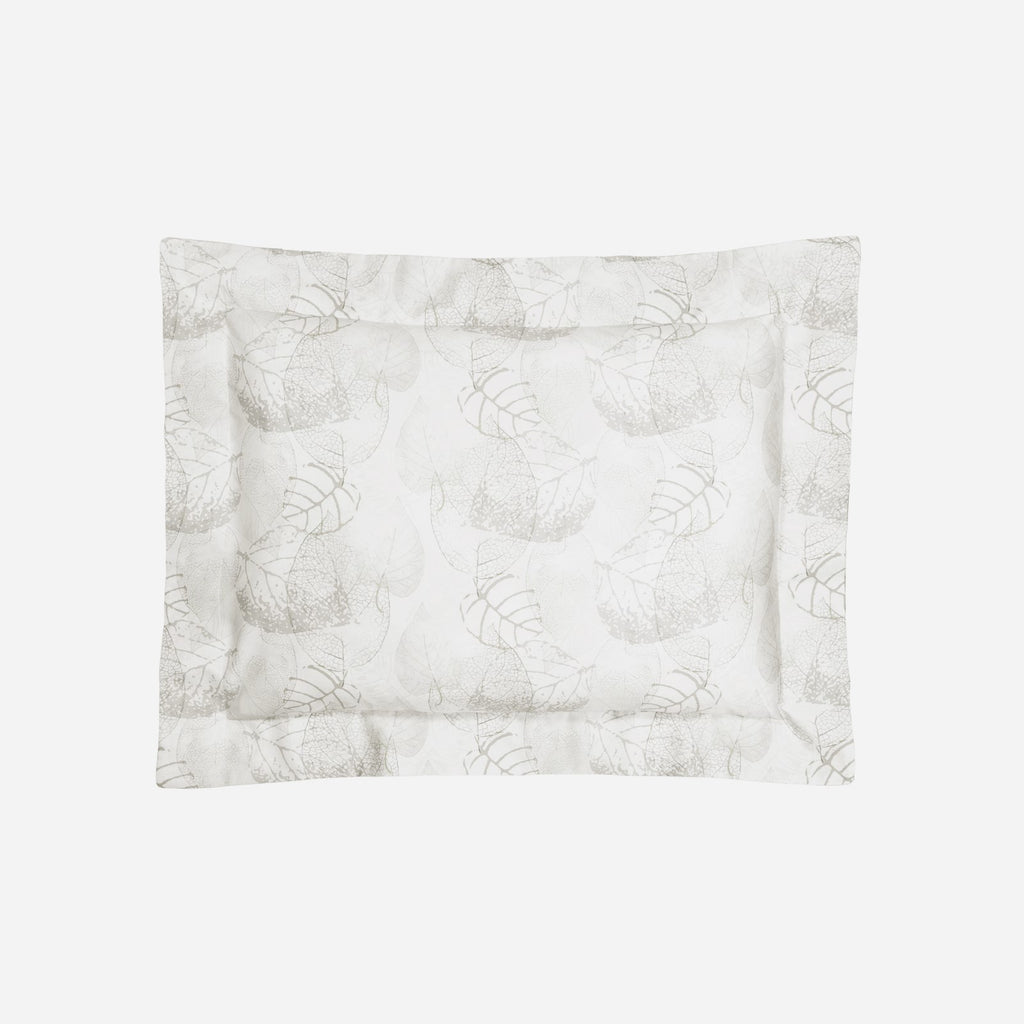 Feuillage Print Sham in Ivory 