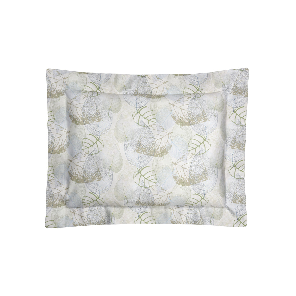 Feuillage Print Sham in Sage Green 