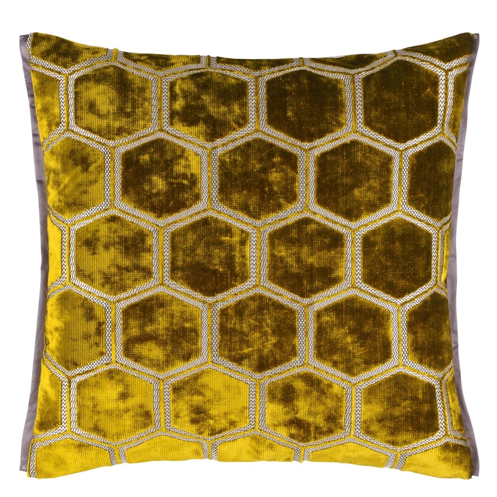 Manipur Ochre Decorative Pillow