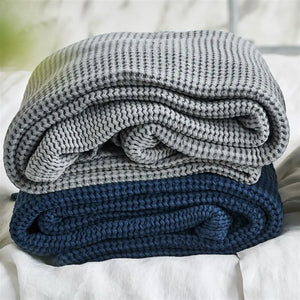Alba Midnight Cotton Throw - 2 sizes available