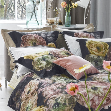 Le Poeme De Fleurs Midnight Bedding