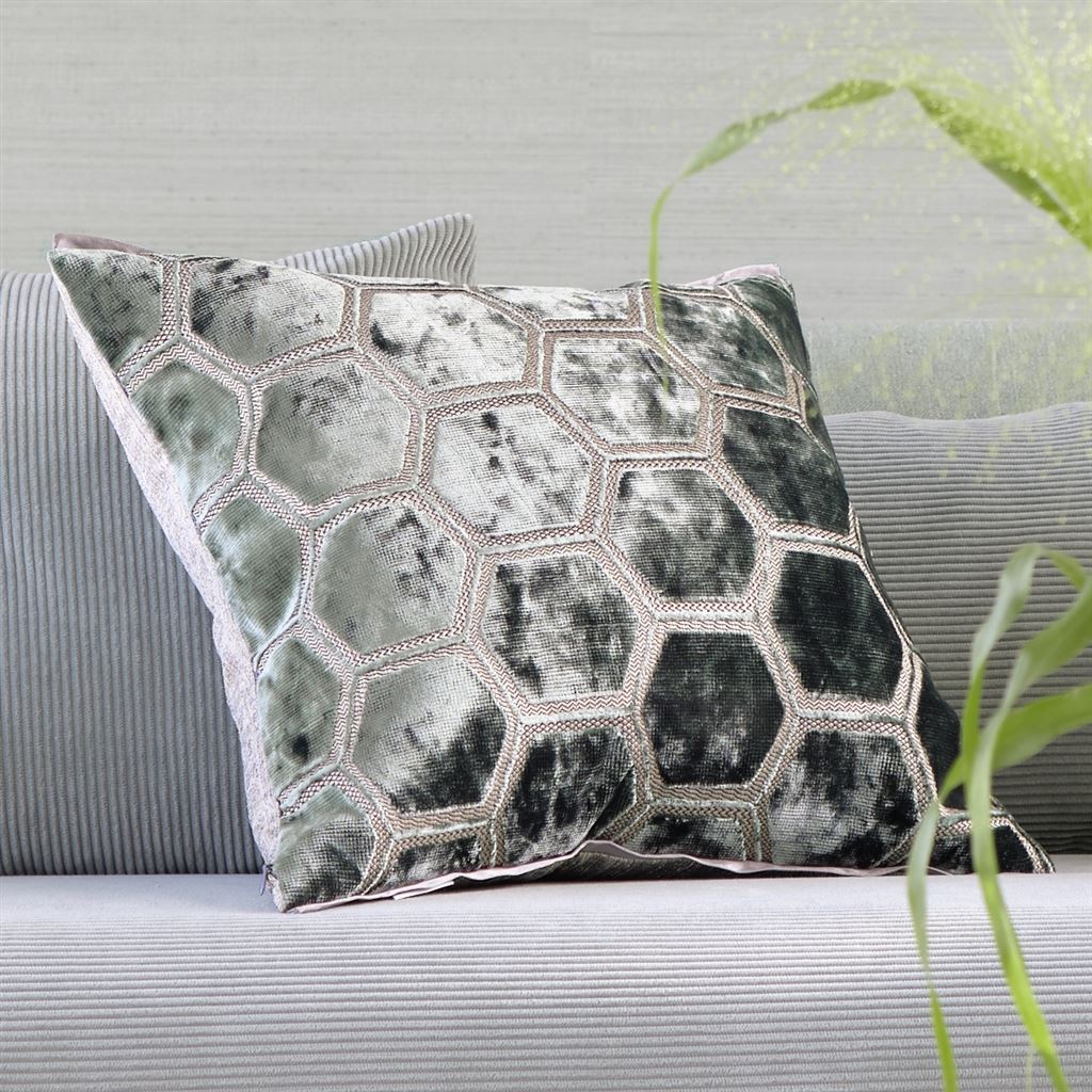Manipur Jade Decorative Pillow