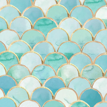 Art Deco Turquoise Cocktail Paper Napkins