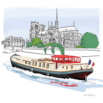 Cocktail Napkin Bateau de Paris
