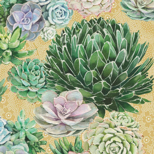 Succulents Cocktail Paper Napkins