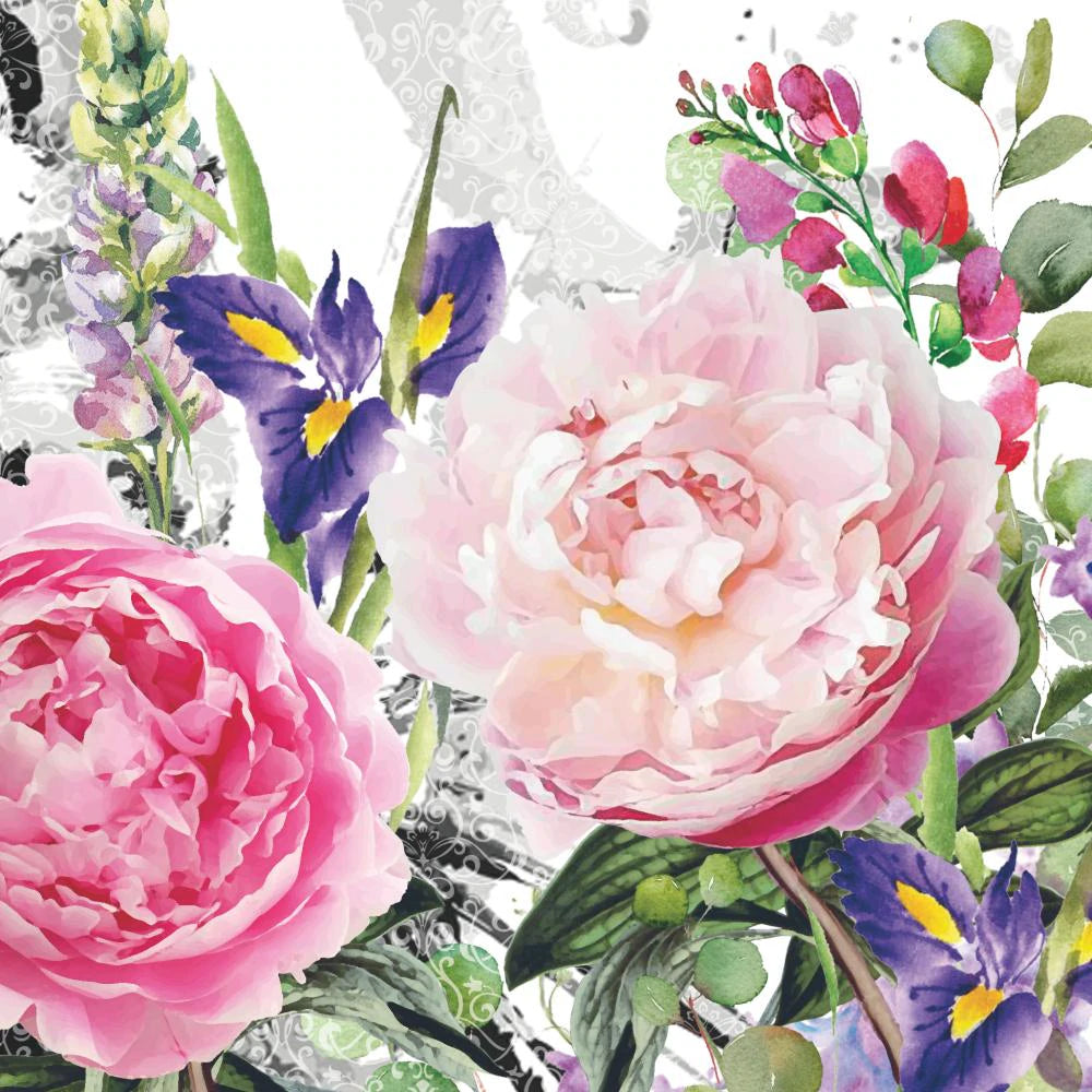 Jardin des Roses Cocktail Paper Napkins