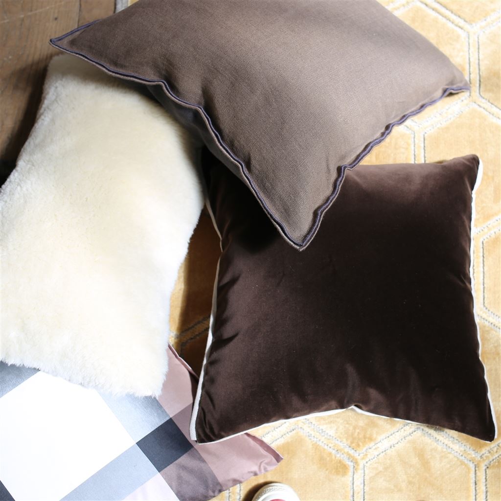 Varese Cocoa & Roebuck Decorative Pillow