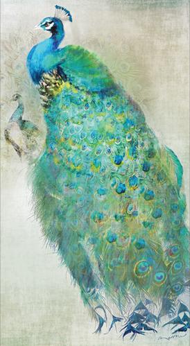 Peacock Royale Guest Towel/Buffet Napkin