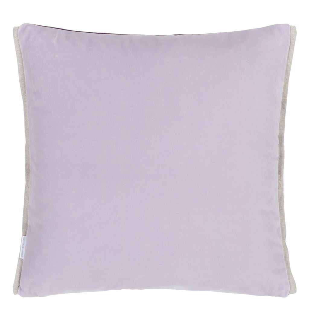 Varese Grape & Crocus Velvet Decorative Pillow