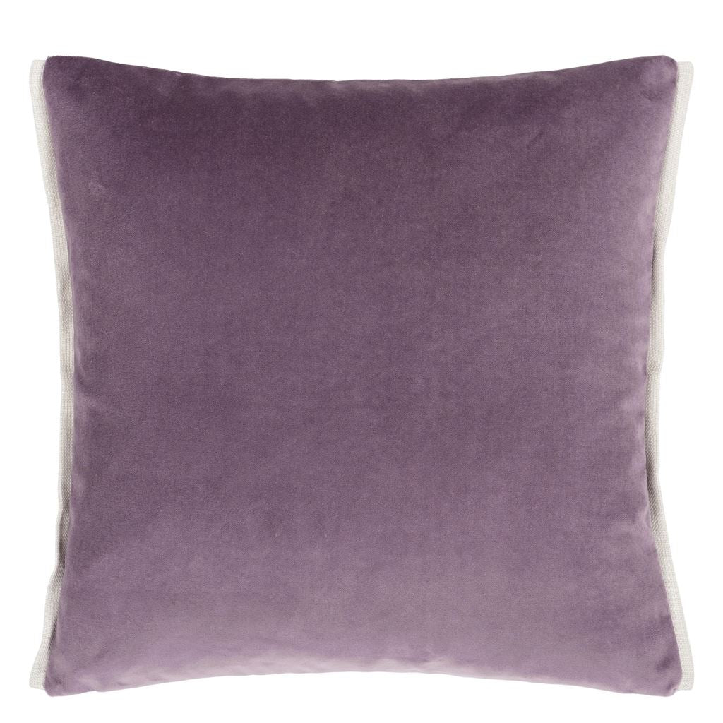 Varese Grape & Crocus Velvet Decorative Pillow