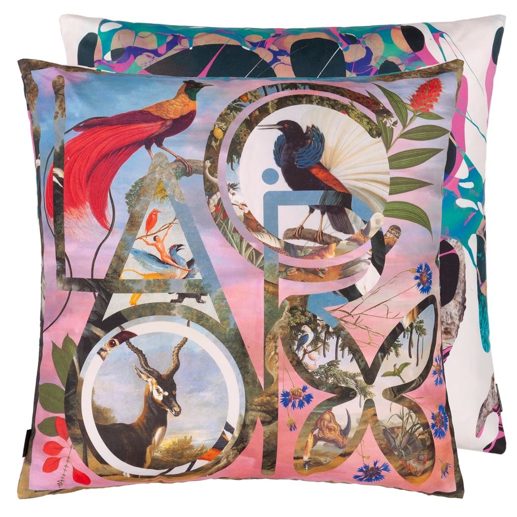 Lacroix Paradise Flamingo Cushion