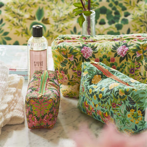 Ikebana Damask Toiletry Bags -3 sizes available
