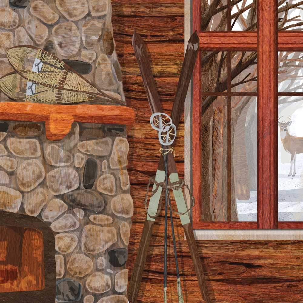 Winter Chalet Lunch Napkins