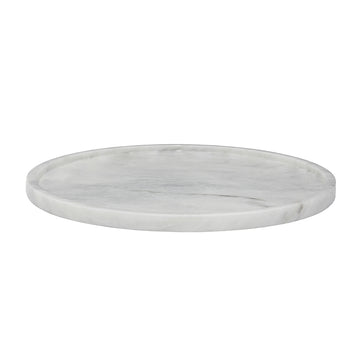 Athena Pearl White 16" round tray