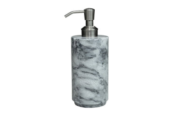 Eris Cloud Grey Round Soap Dispenser