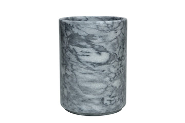 Eris Cloud Grey Round Wastebasket