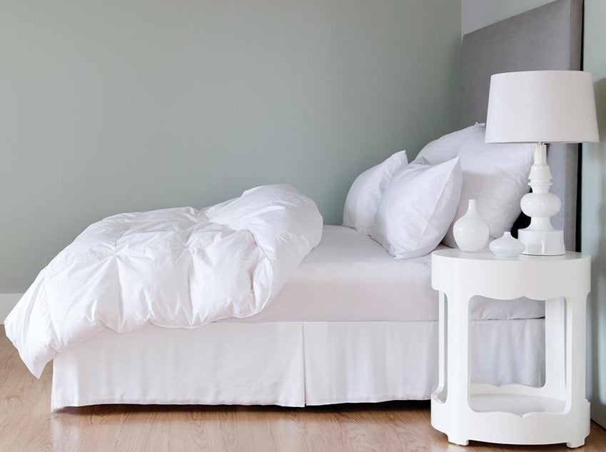 Embassy duvet on bed seen from side