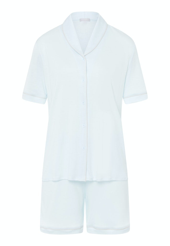 Natural Comfort Short Sleeve Pajama - Cool Blue