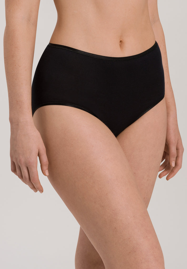 Cotton Seamless Maxi Brief Black
