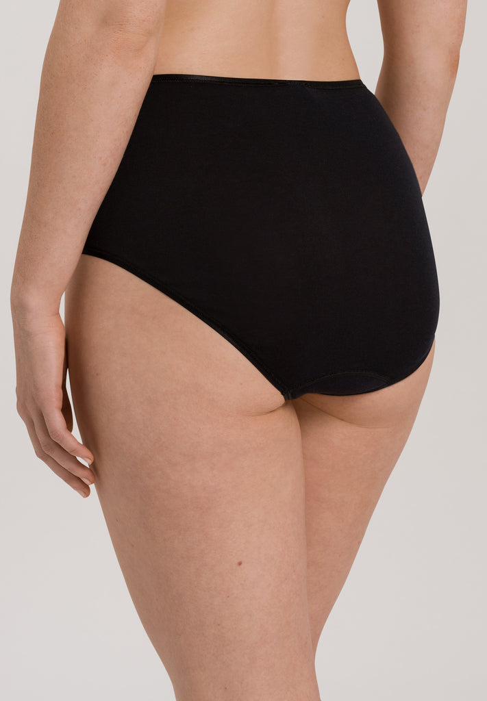 Cotton Seamless Maxi Brief Black