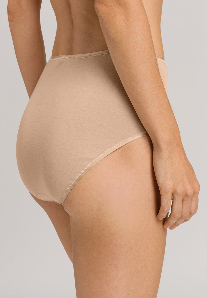 Cotton Seamless Maxi Brief Beige