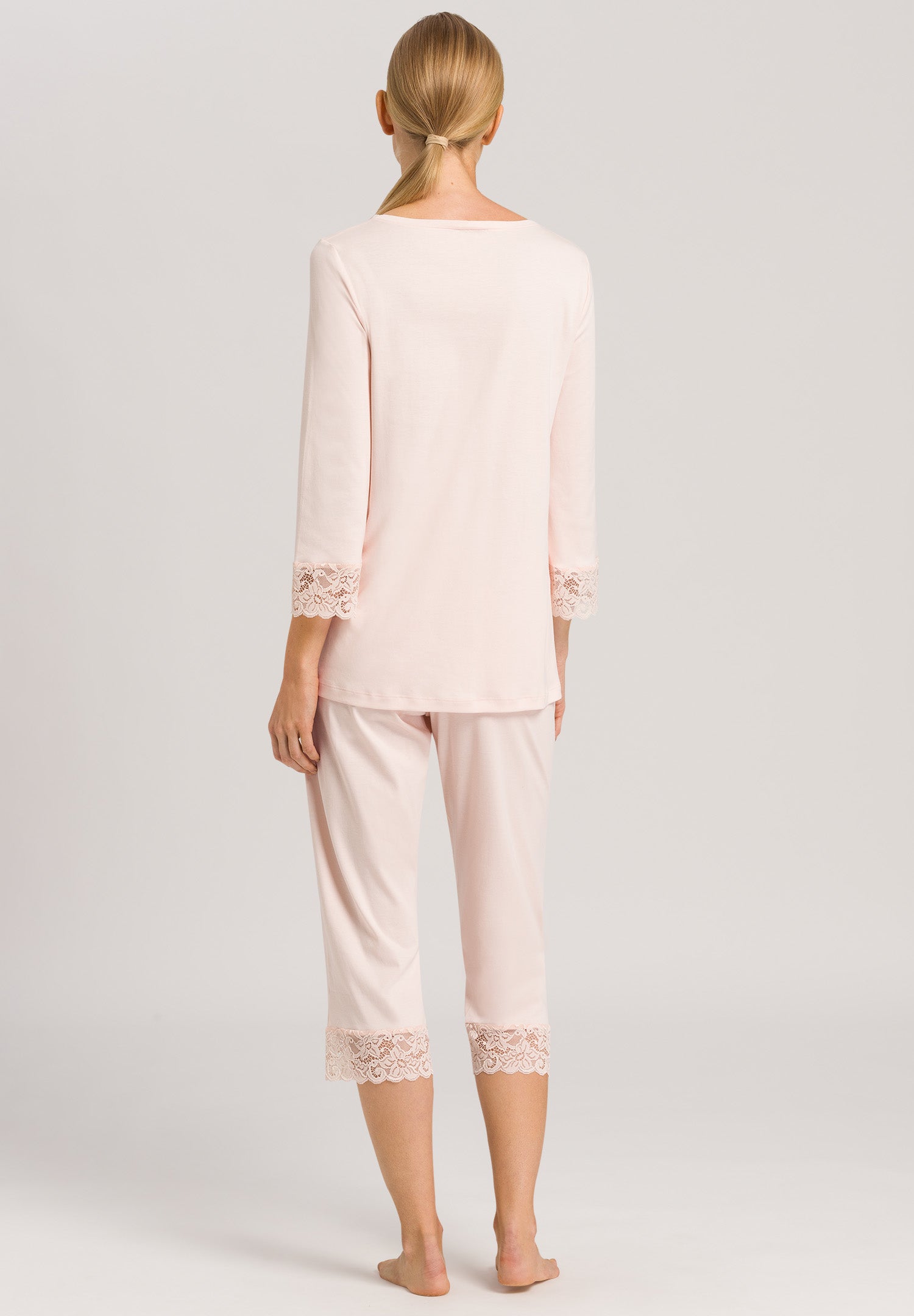 Moments 3/4 Sleeve Pajama - Crystal Pink