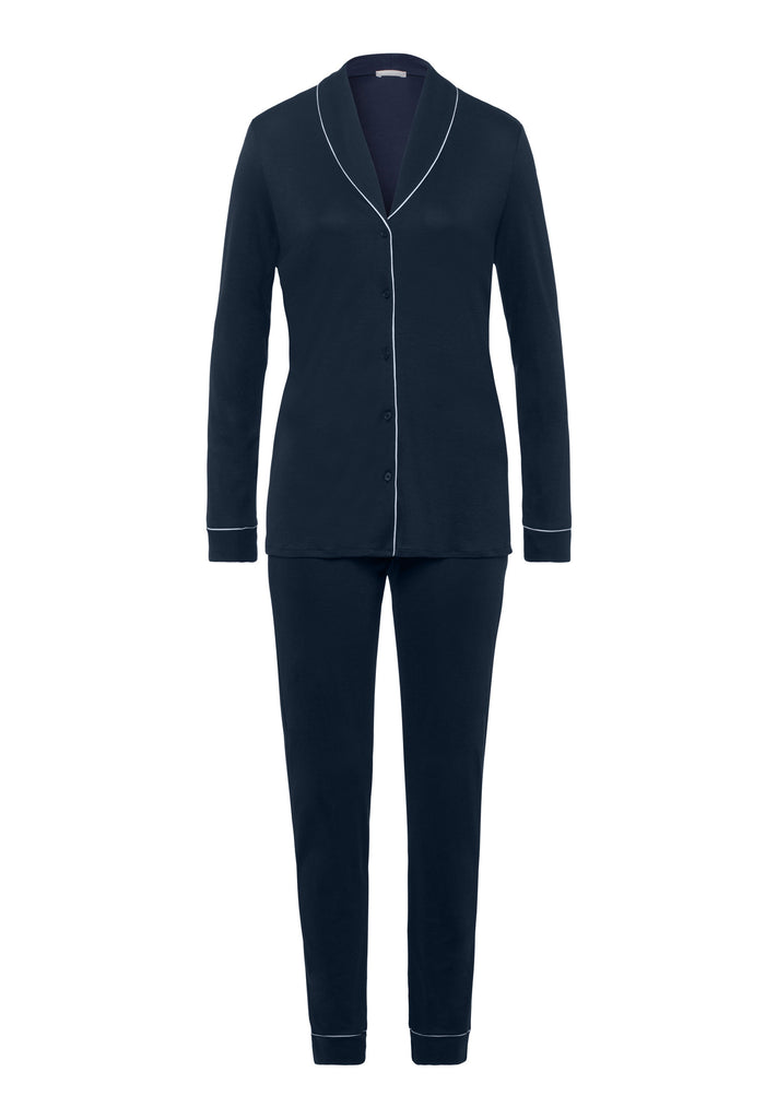 Natural Comfort Long Sleeve Pajama - Deep Navy