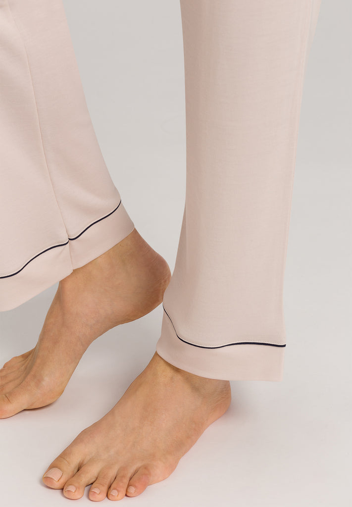 Natural Comfort Long Sleeve Pajama - bottom hem detail