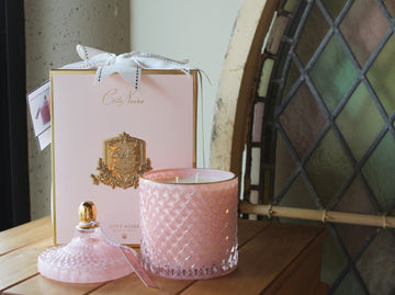 Côte Noire Grand Pink Art Deco Candle