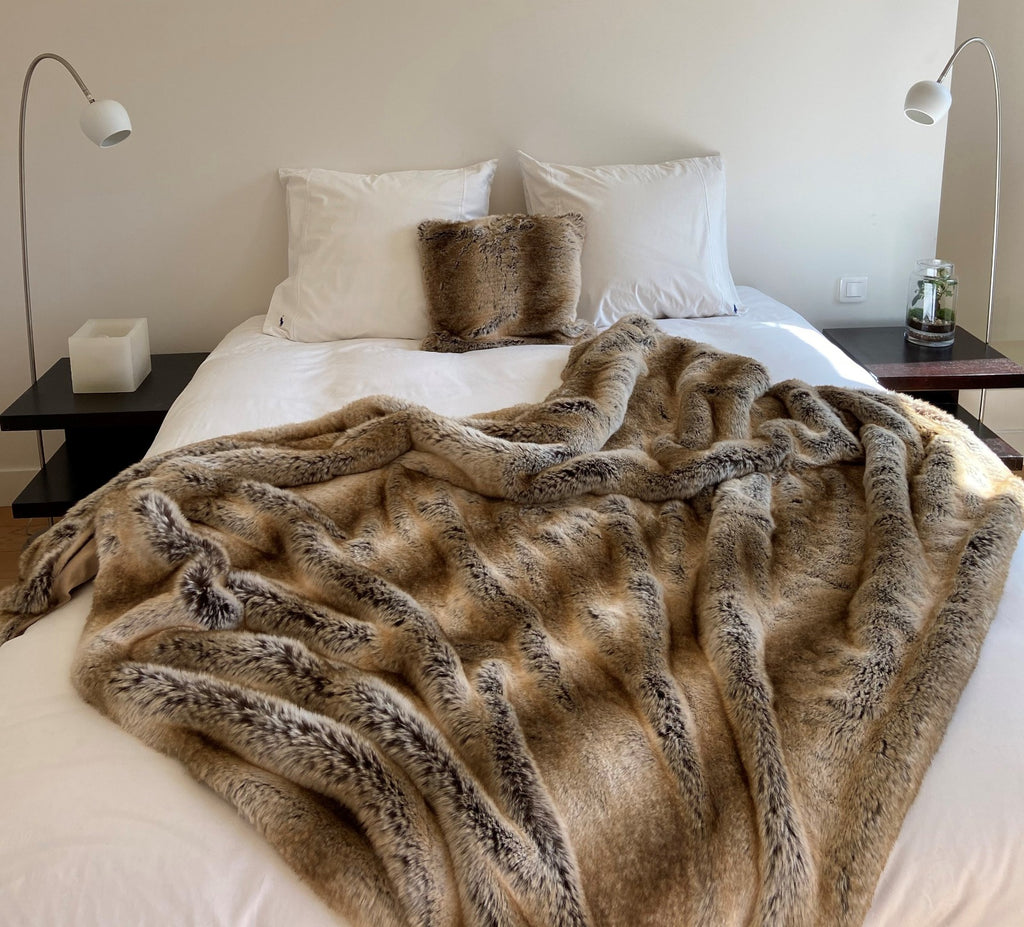 Monaco Faux Fur Throw