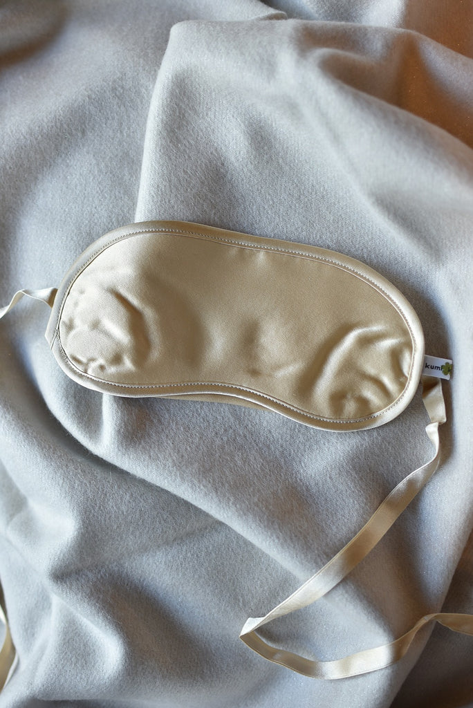 Ivory Silk Eyemask