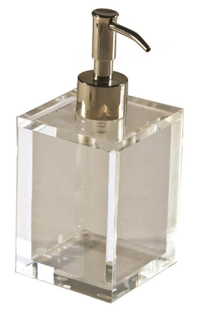 Lucite Clear Ice Lotion/ Soap Pump