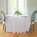 Nicola Optical White Tablecloth