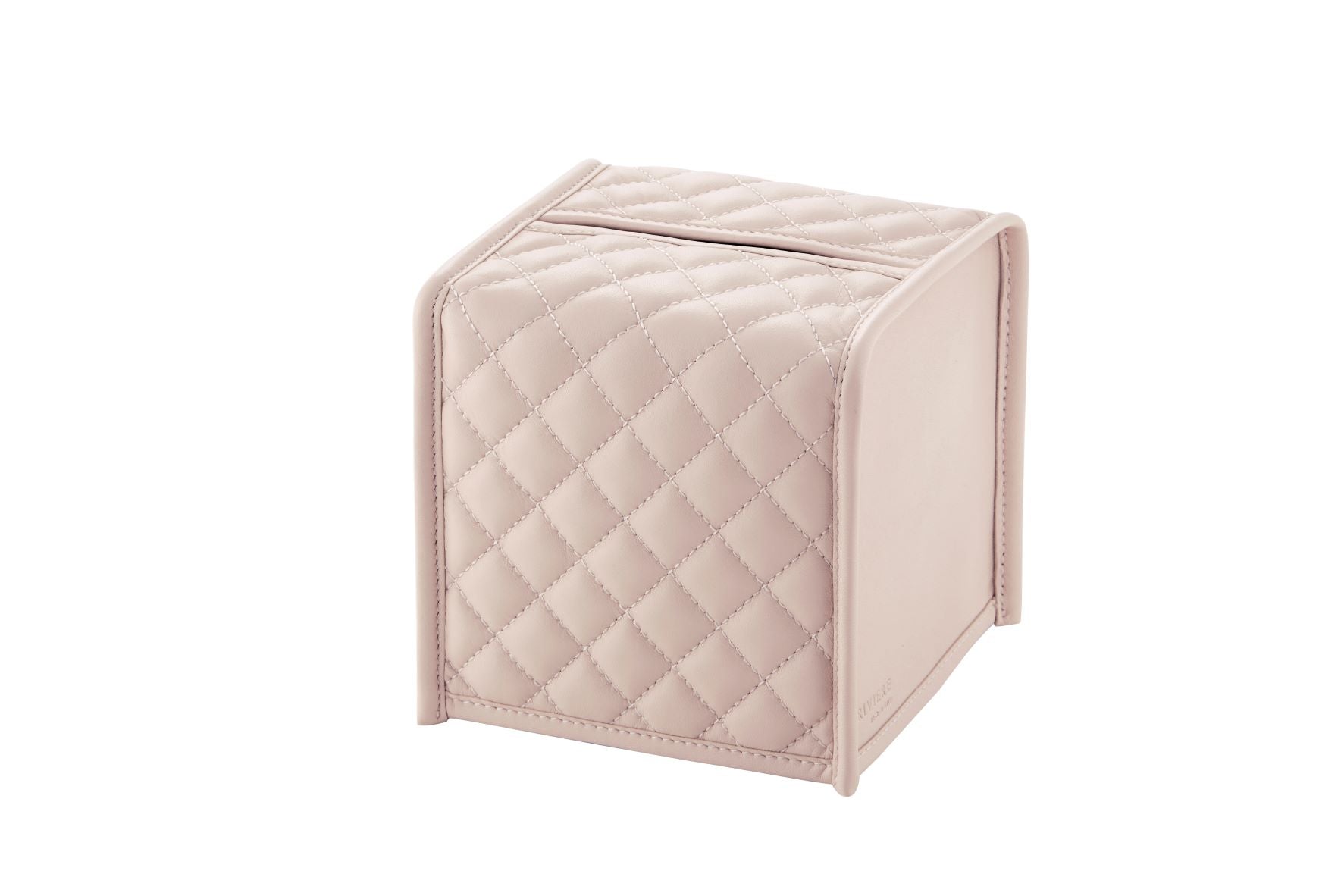 ELBA Leather Box Cover- Blush Pink