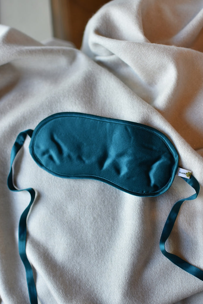 Peacock Silk Eyemask