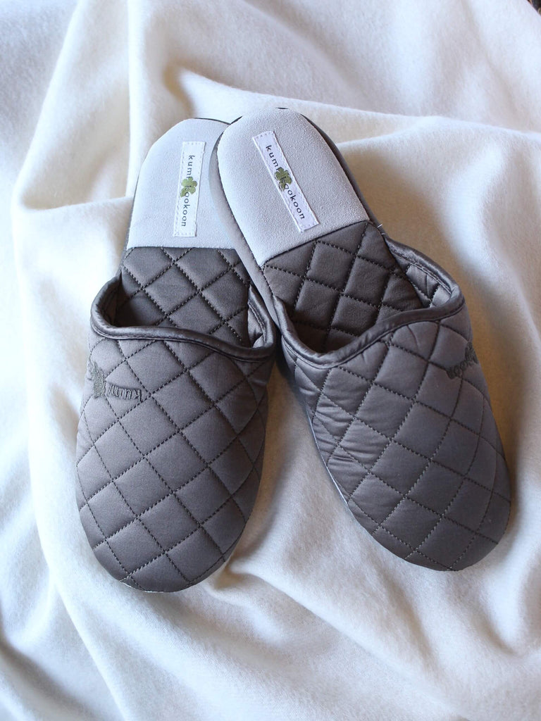 Shitake Silk Slippers