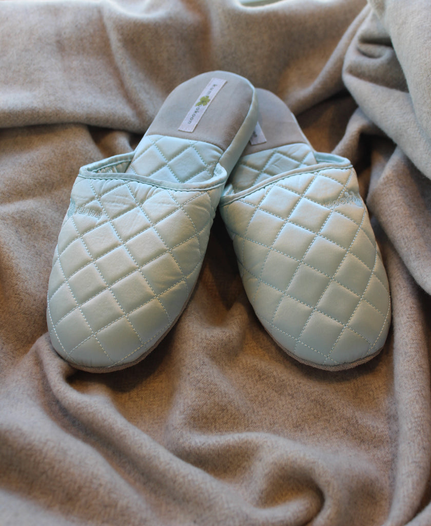 Snow Cone Silk Slippers