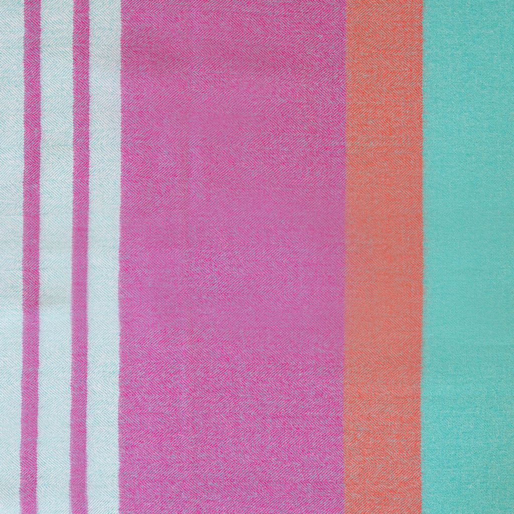 Cici Aquamarine Throw Swatch